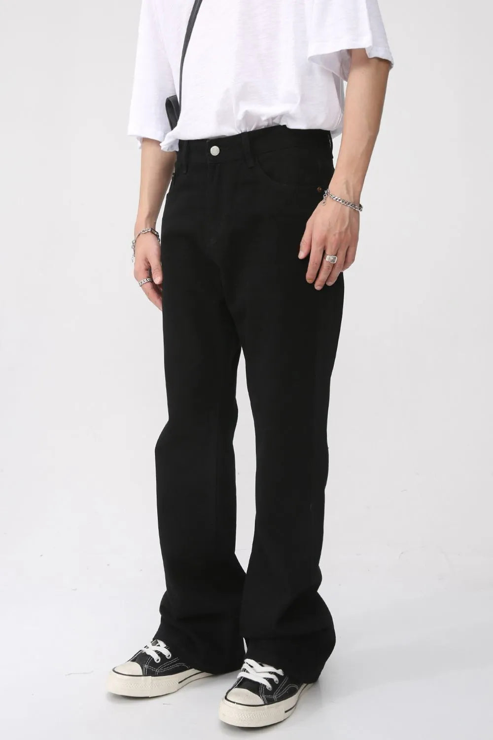 Mid Rise Jeans with Pockets - Japanese Denim