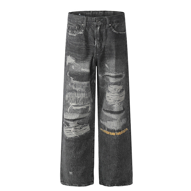 Washed Denim Jeans - Unisex