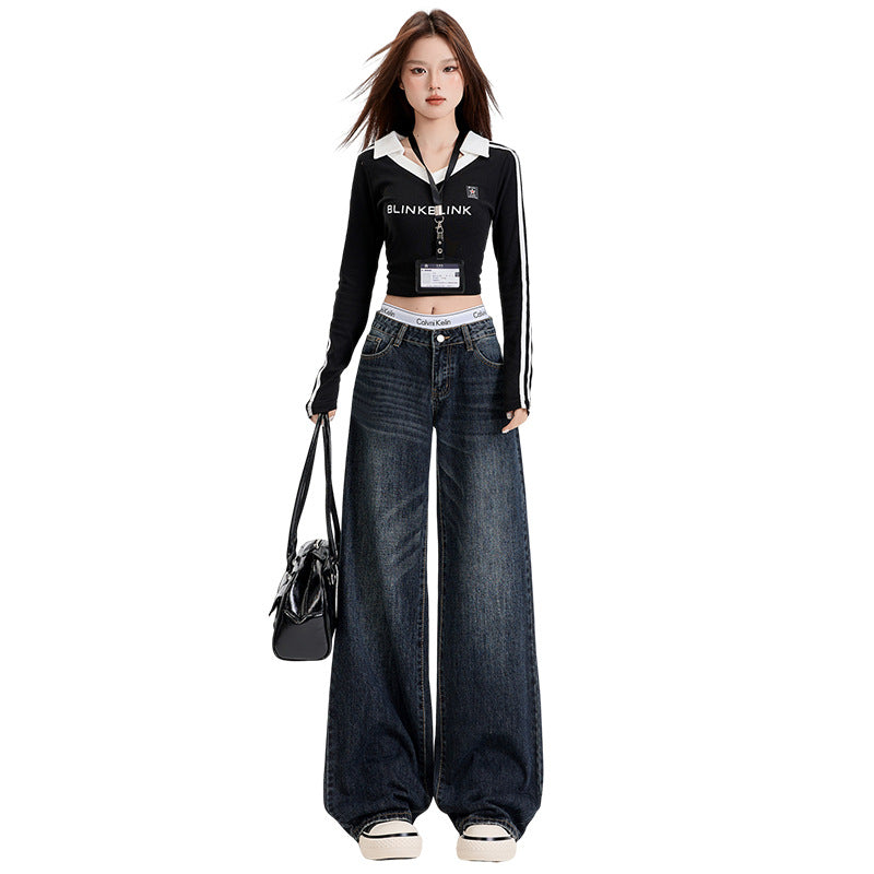 Women's Slimming Wide Leg Jeans