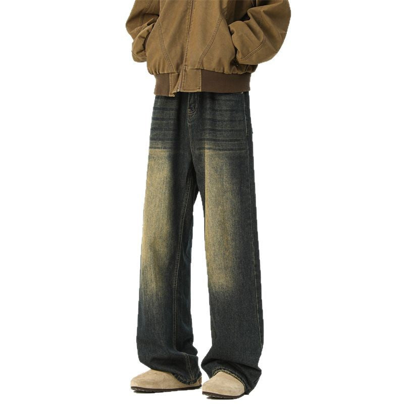 Japanese Denim Straight Leg Wide Leg Pants
