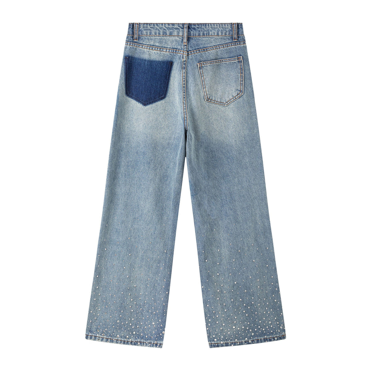 Straight Leg Jeans - Vintage Casual Pants