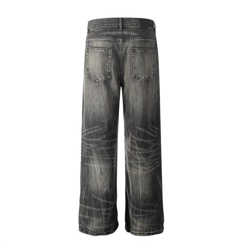 Washed Denim Jeans - Modern
