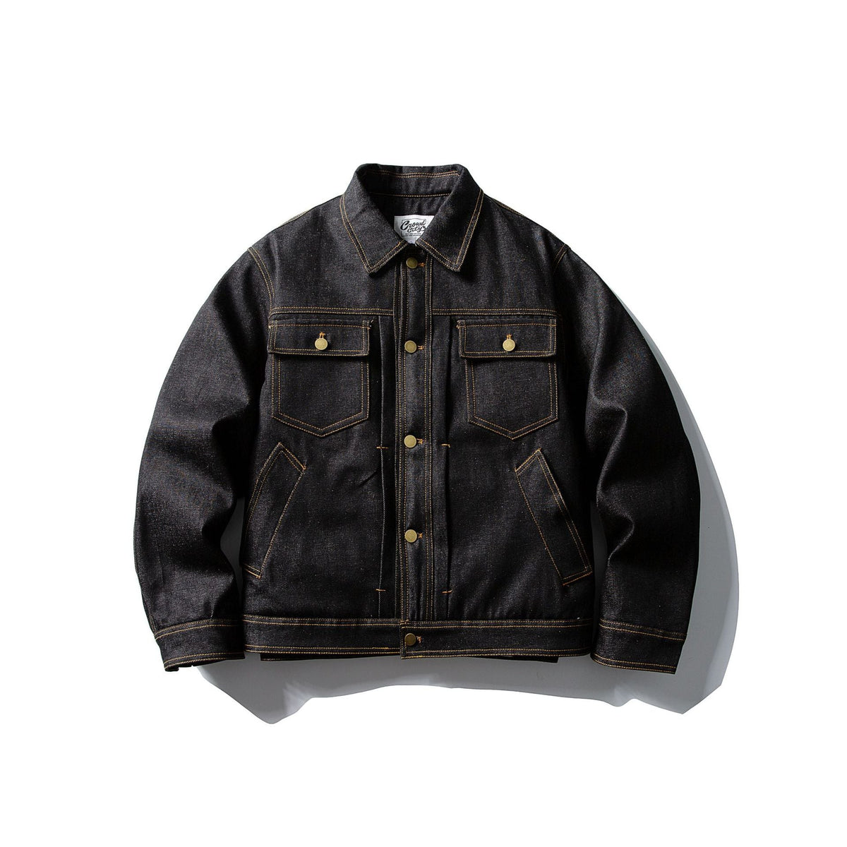 Raw Selvedge Denim Boxed Wide Denim Jacket