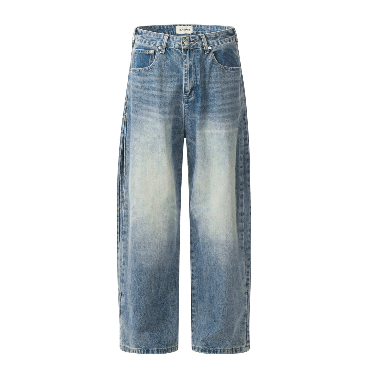 Water-Washed Flared Casual Slim Wide-Leg Jeans