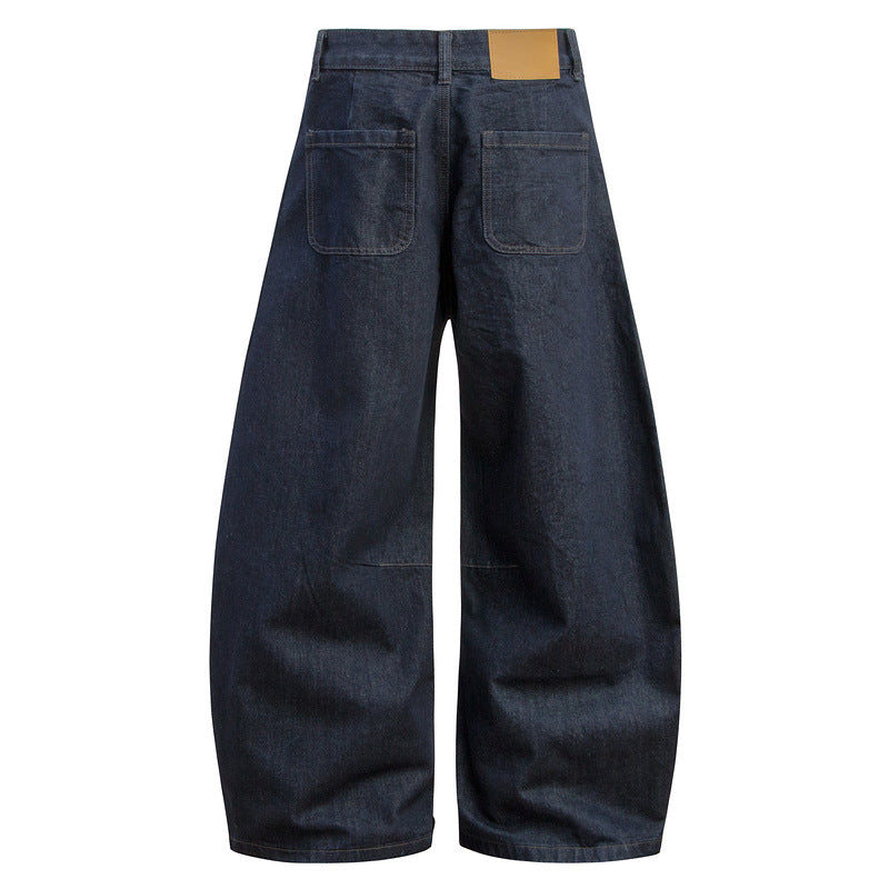 Scythe Banana Jeans Flared Straight Wide Leg Trousers for Men