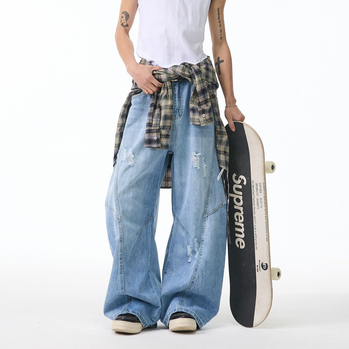 High Street Wide Leg Loose Straight Leg Pants