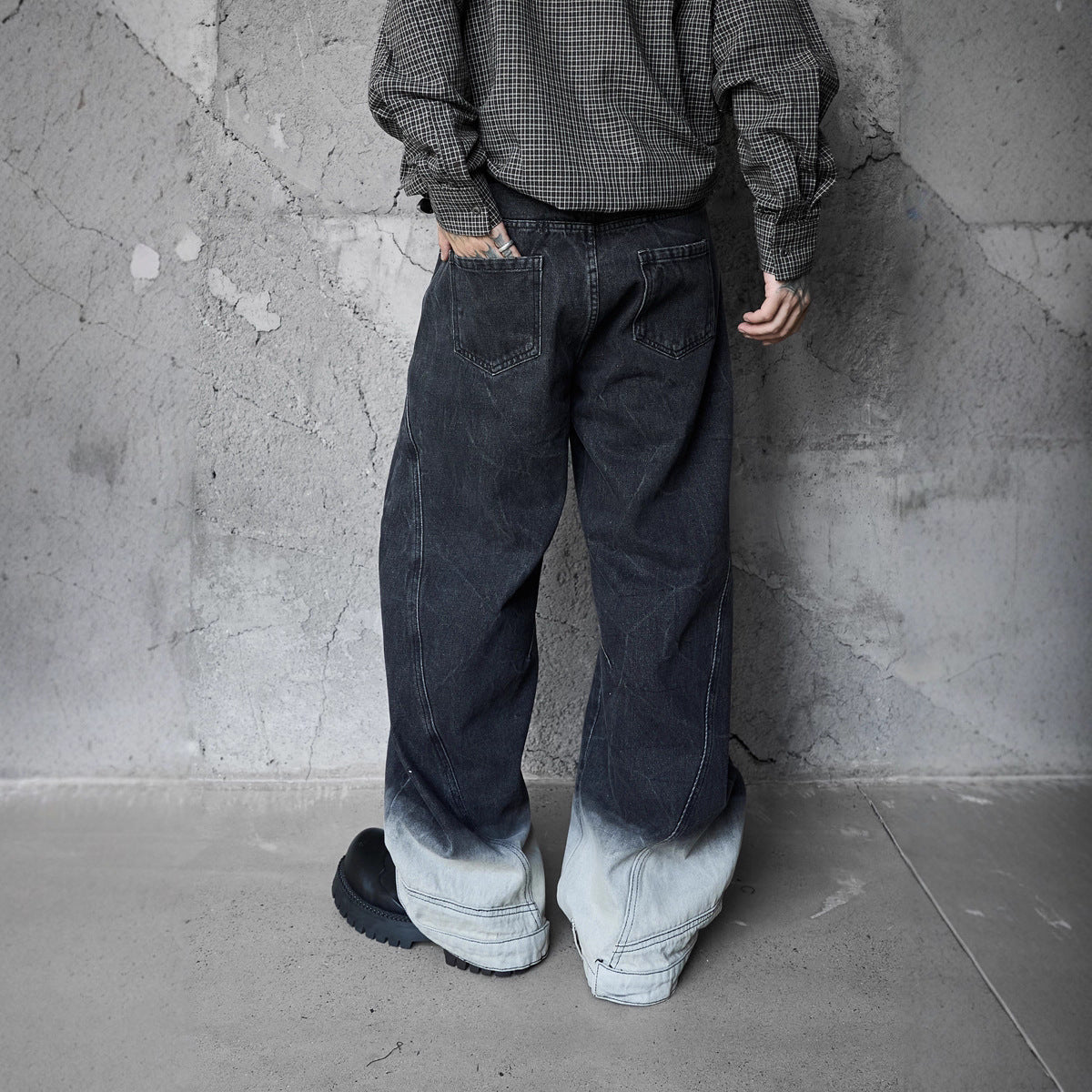 Deconstructed Patchwork Designer Jeans