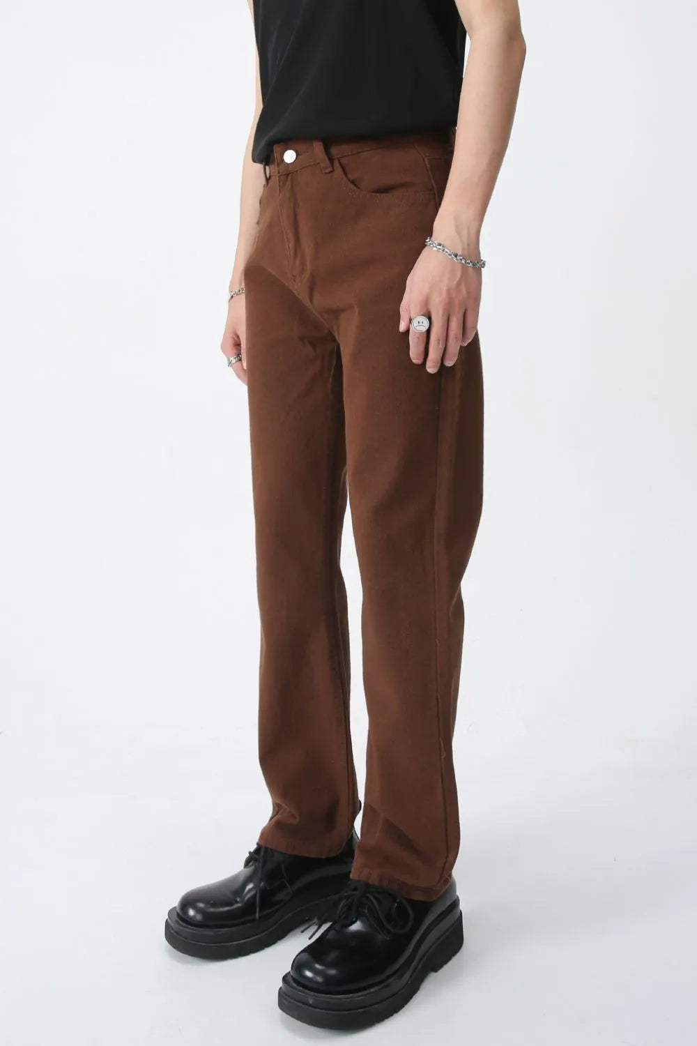 Mid Rise Jeans with Pockets in Japanese Denim