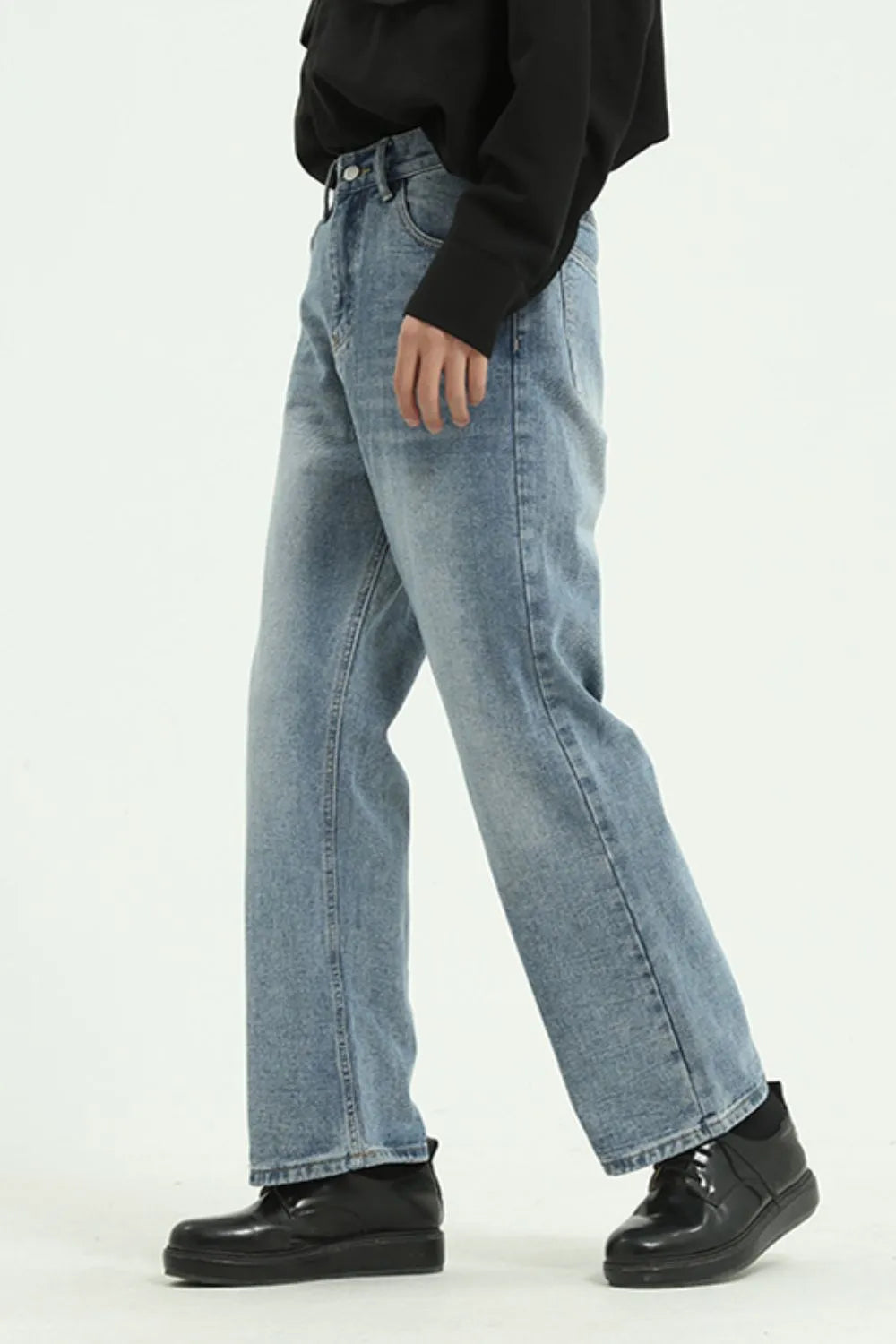 Baggy Jeans with Pockets - Premium Japanese Denim
