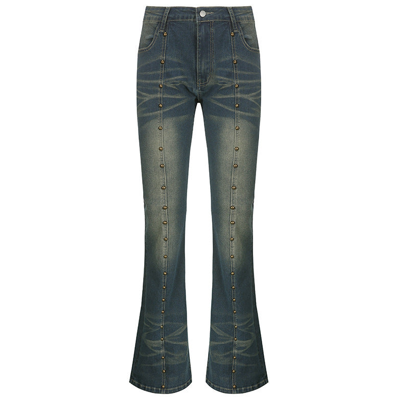 Rivet Micro Flared Slimming Jeans
