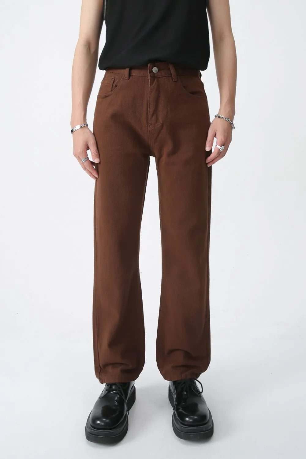 Mid Rise Jeans with Pockets in Japanese Denim