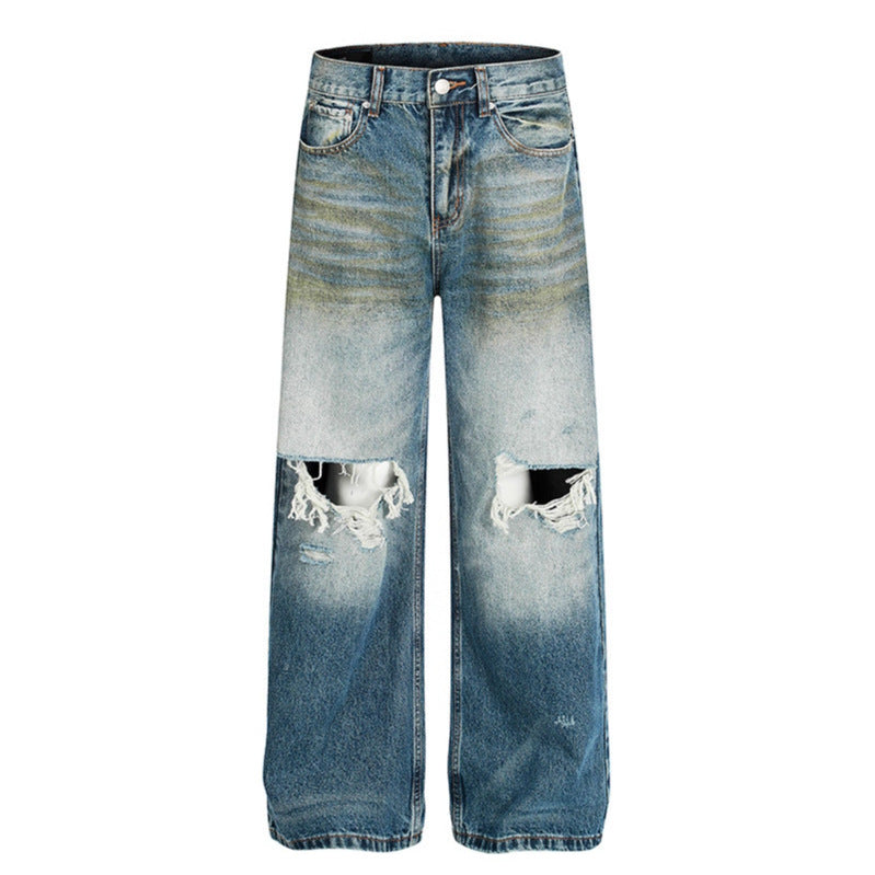 Ripped Denim Pants