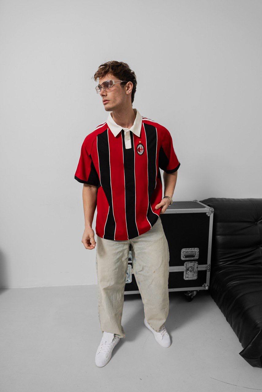 AC Milan Home Jersey - Vintage Football Shirt - Retro Soccer Kit