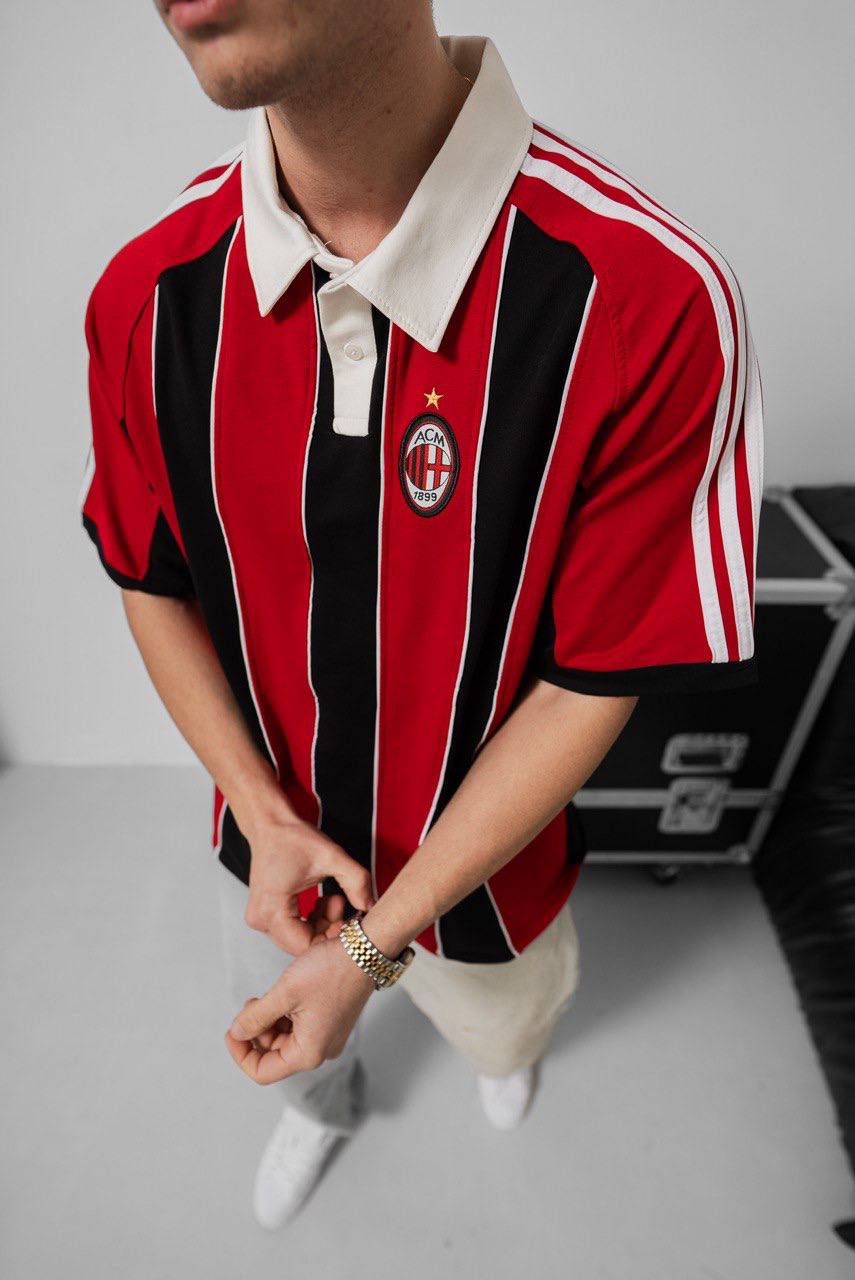 AC Milan Home Jersey - Vintage Football Shirt - Retro Soccer Kit