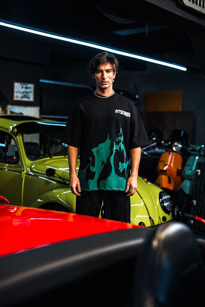 ATSOBER Oversized T-Shirt - Unisex Minimalist Cotton Tee