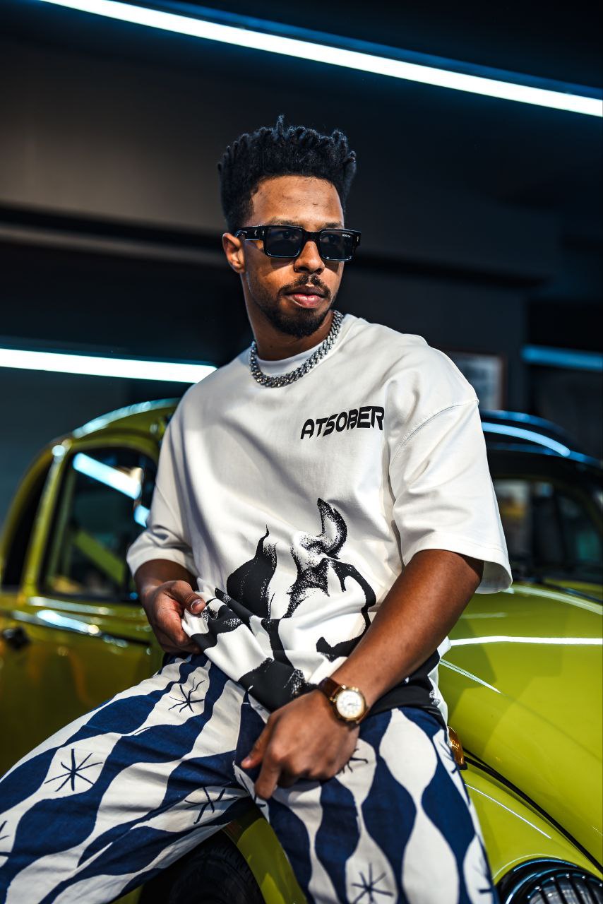 ATSOBER Oversized T-Shirt - Unisex Minimalist Cotton Tee