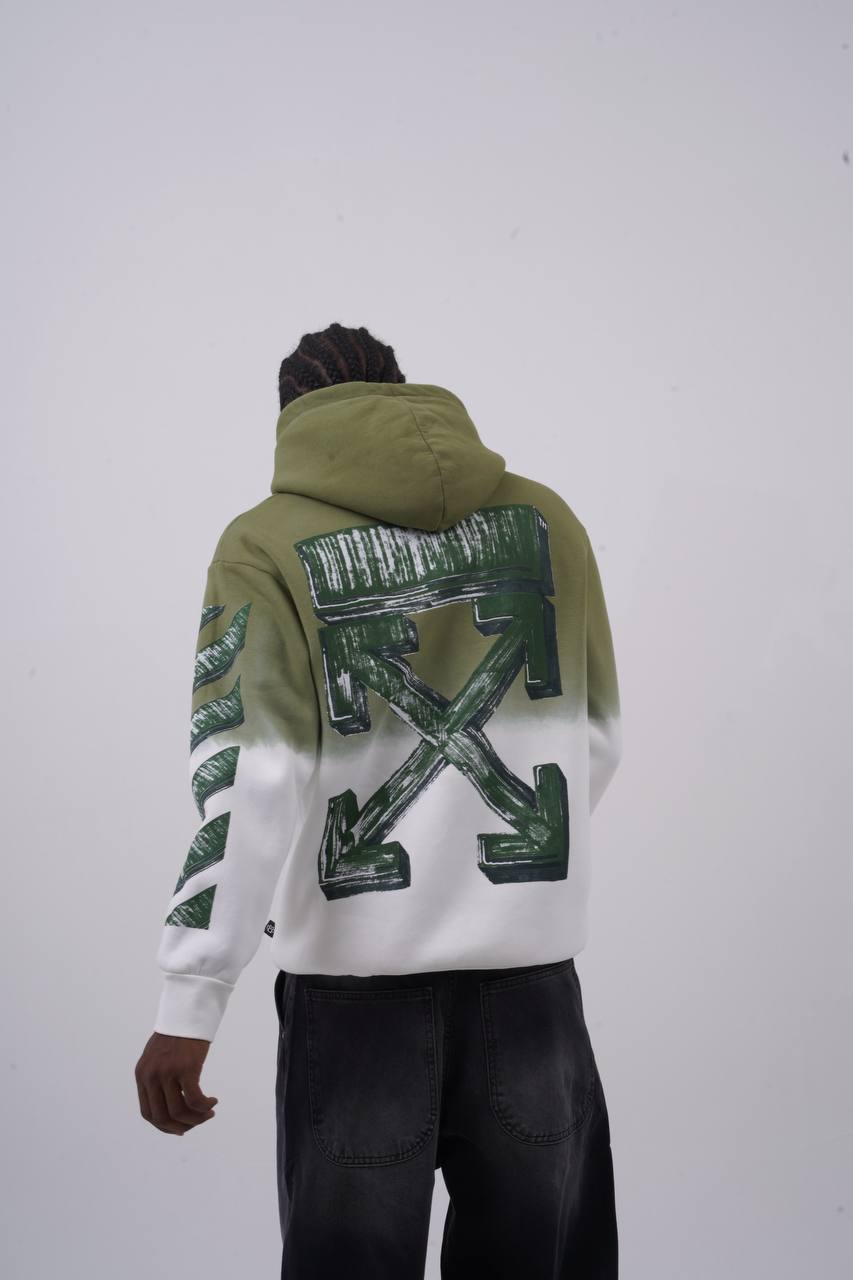 Abstract Geometric Graphic Oversized Hoodie