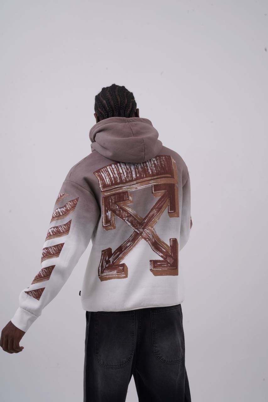 Abstract Geometric Graphic Oversized Hoodie