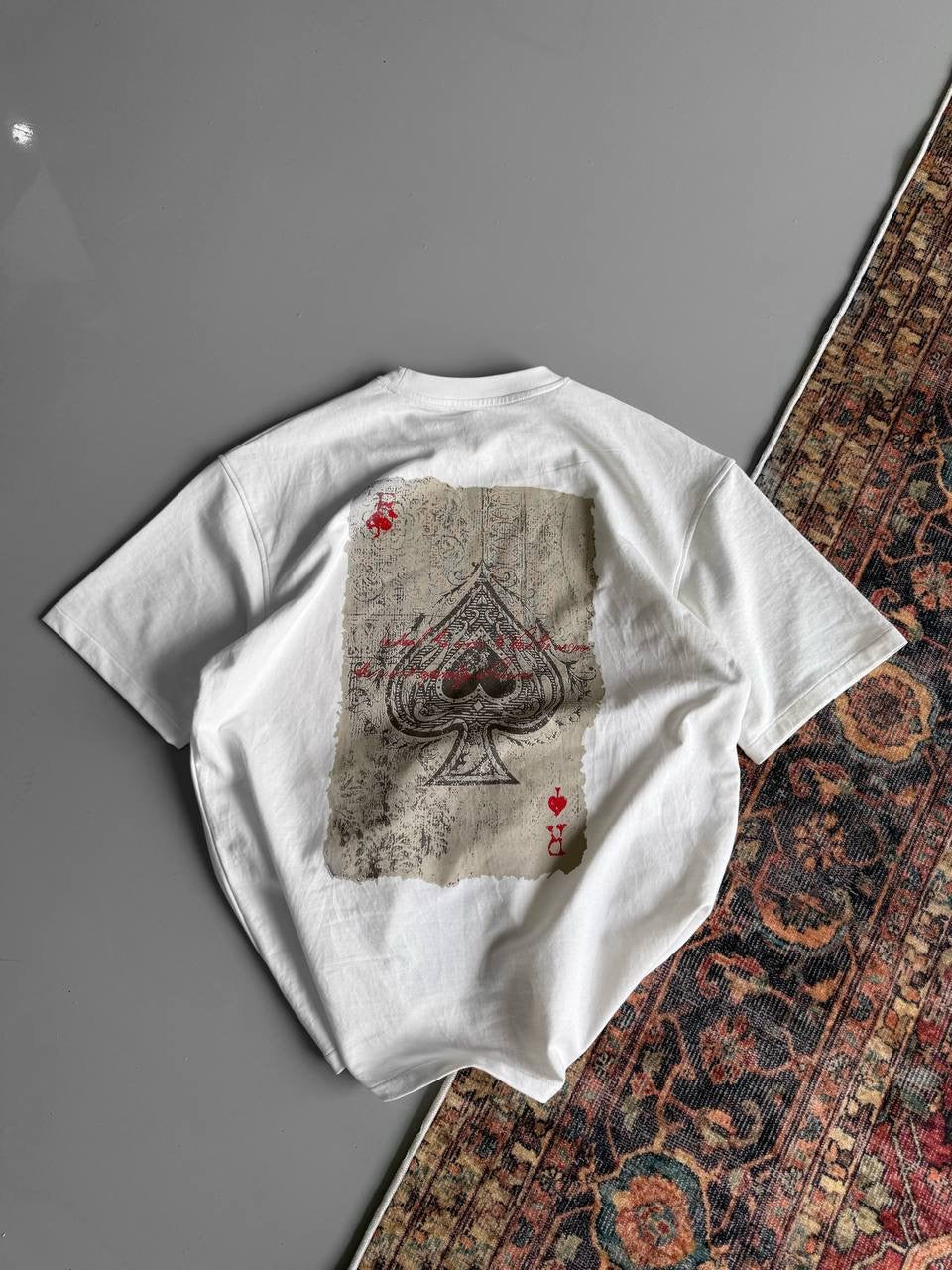 Ace of Spades Graphic T-Shirt – Playing Card Cotton Tee