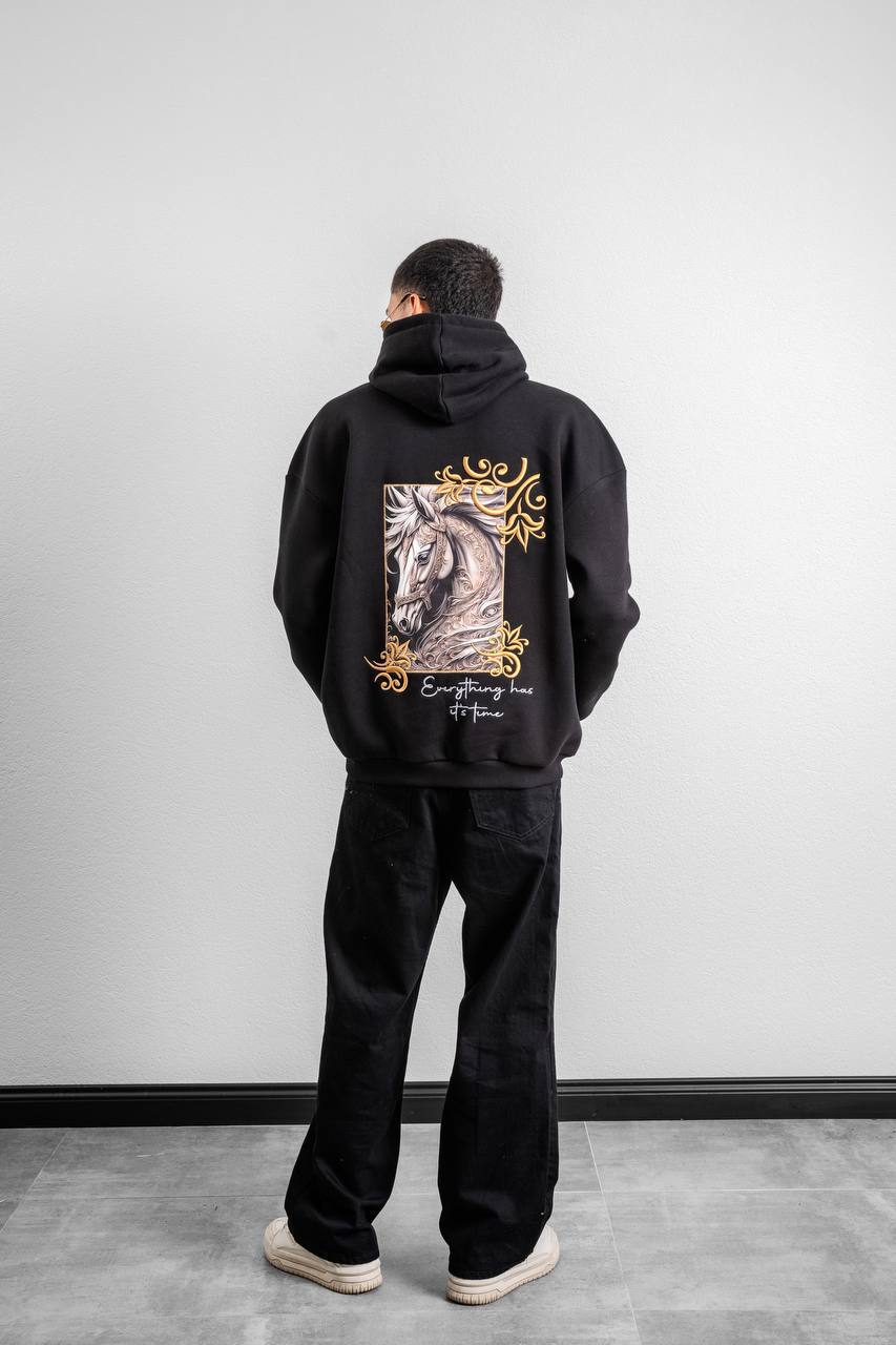 Artistic Horse Graphic Hoodie