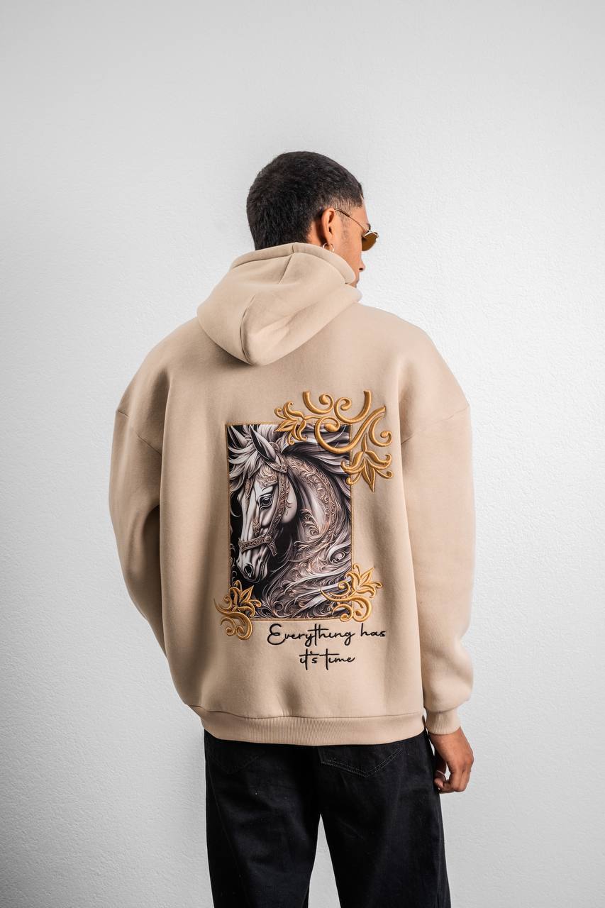 Artistic Horse Graphic Hoodie