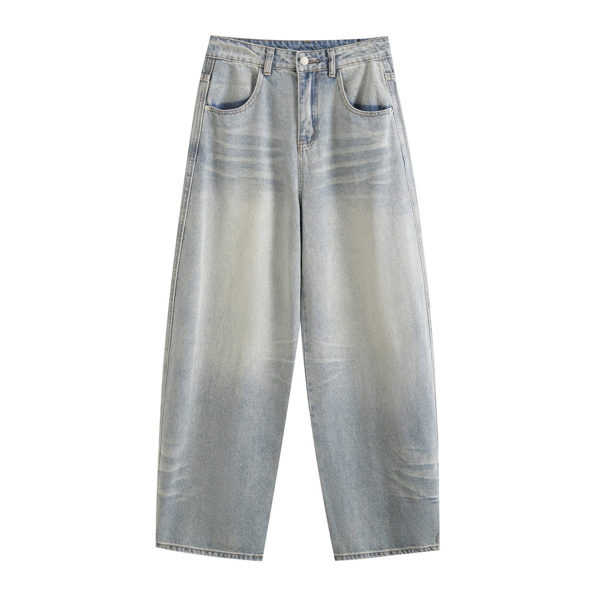 Loose Wide Leg Jeans - Japanese Denim
