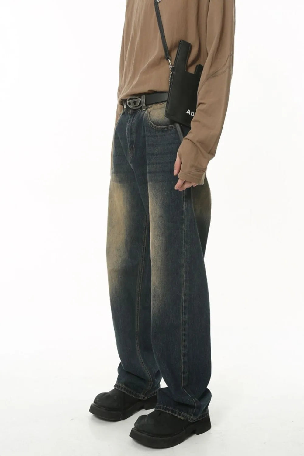 Mid Rise Jeans with Pockets - Premium Japanese Denim