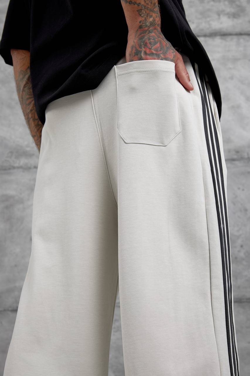 Baggy Side-Stripe Track Pants