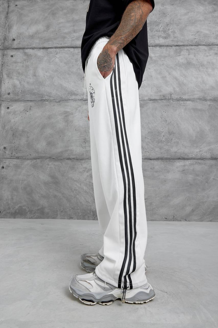 Baggy Side-Stripe Track Pants