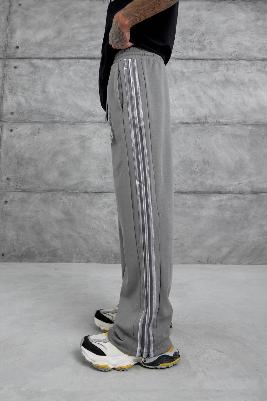 Baggy Side-Stripe Track Pants