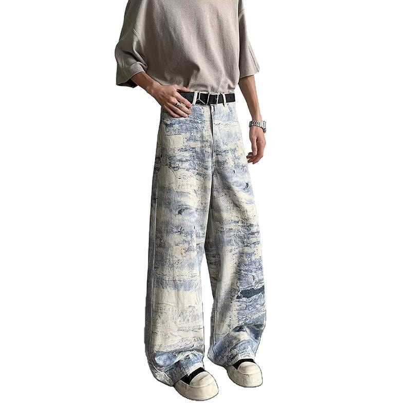 Tie Dye Camouflage Jeans for Men and Women - Summer Collection
