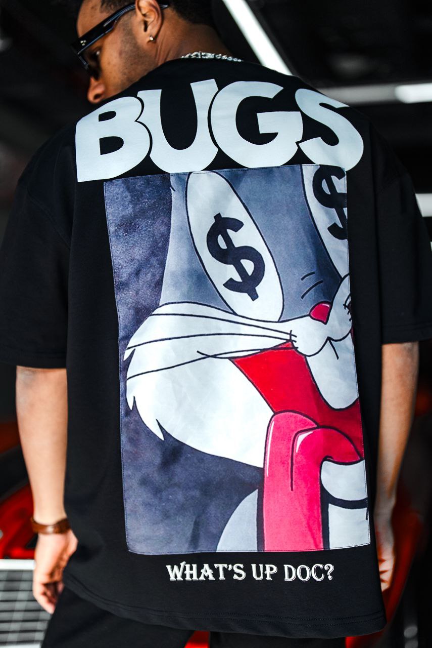 Cartoon Rabbit Graphic T-Shirt – What’s Up Doc