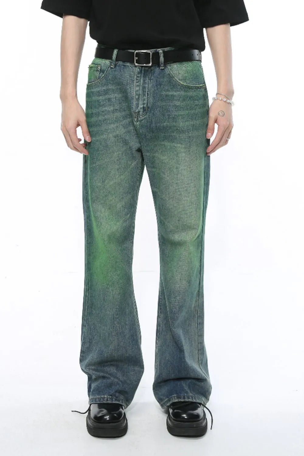Mid Rise Men's Jeans with Pockets - Premium Japanese Denim
