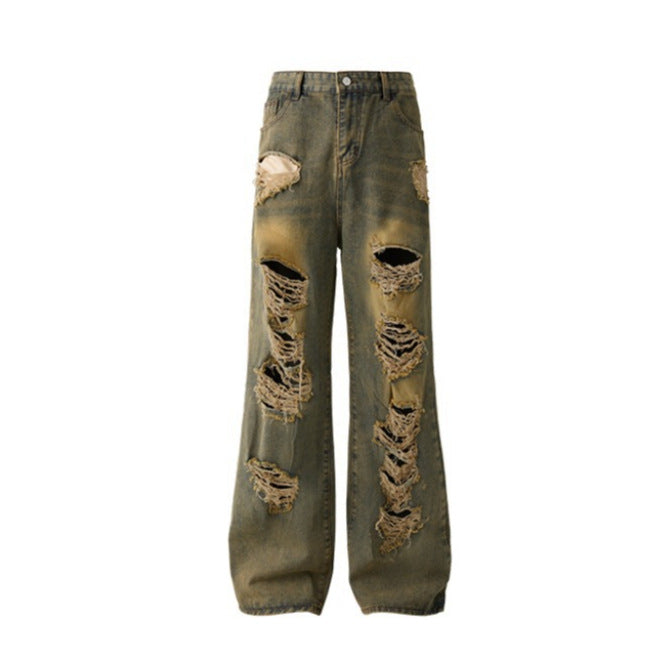Cowboy Loose Design Vibe Beggar Pants