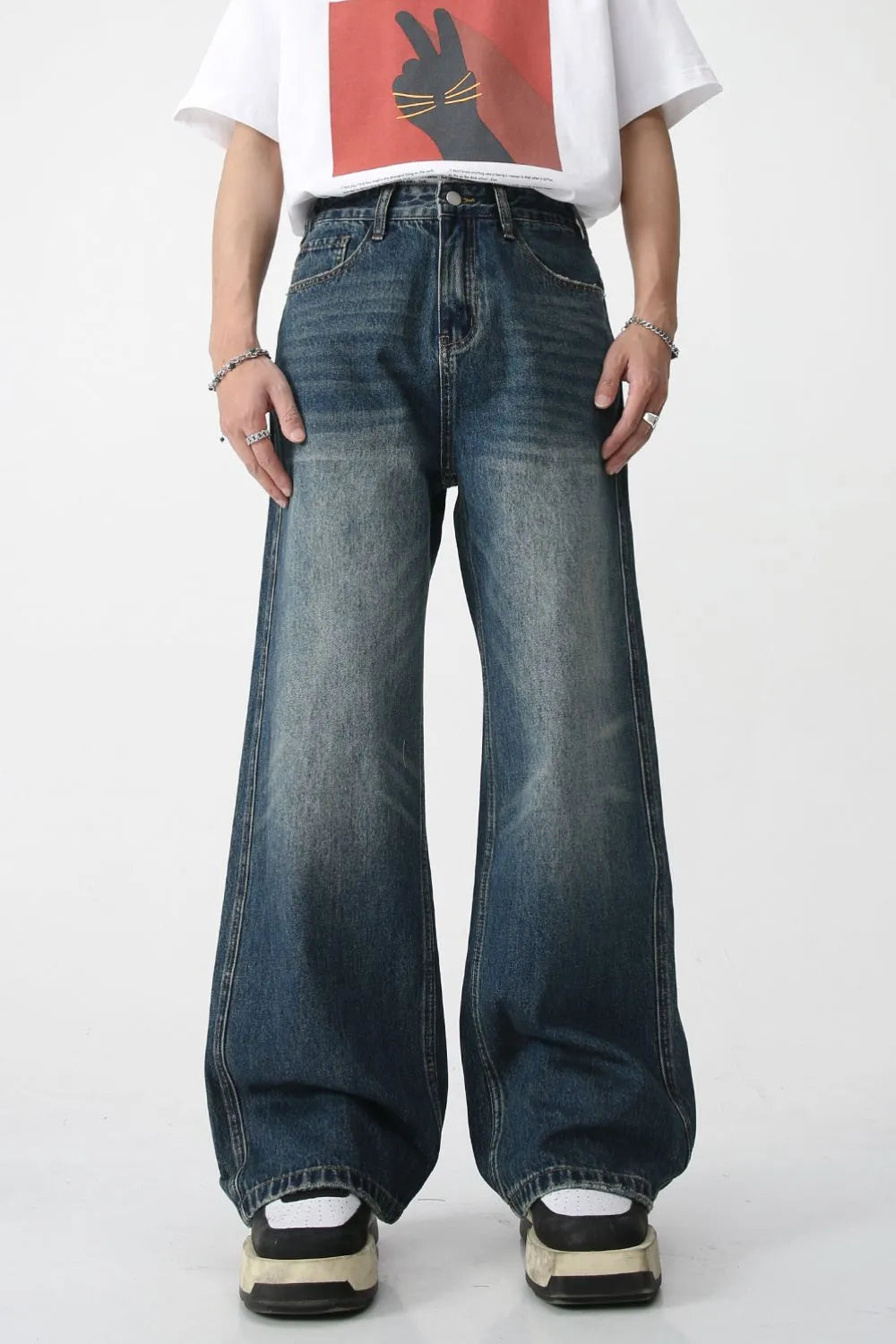 Bootcut Jeans with Pockets - Japanese Denim