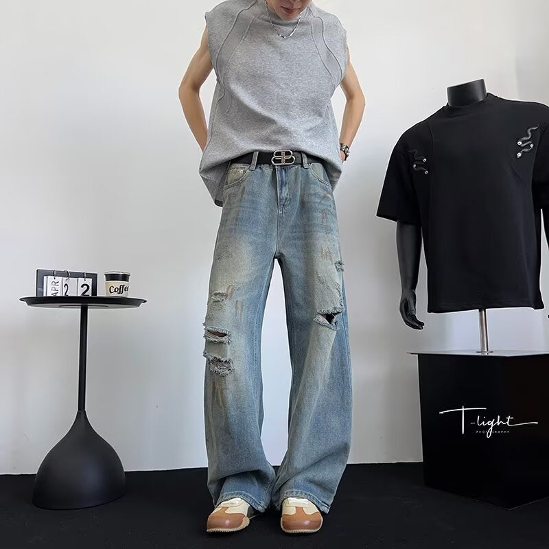Wide Leg Pants - Versatile Denim for Summer