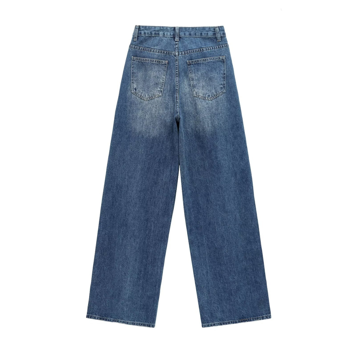 Versatile Double Breasted Wide Leg Jeans for Women