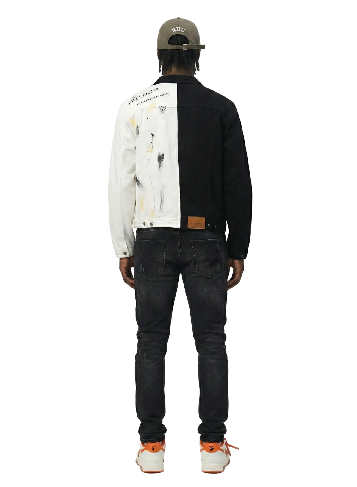 Pristine Half and Half Washed Twill Jacket
