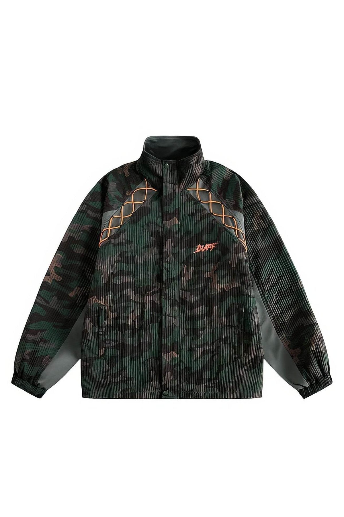 Loose Fit Corduroy Camouflage Jacket - Urban Streetwear Essential