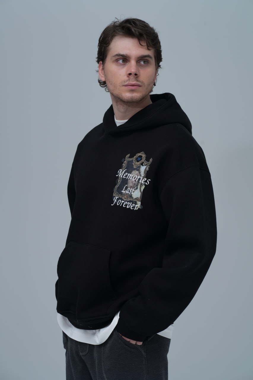 "Memories Last Forever" Surrealist Graphic Hoodie