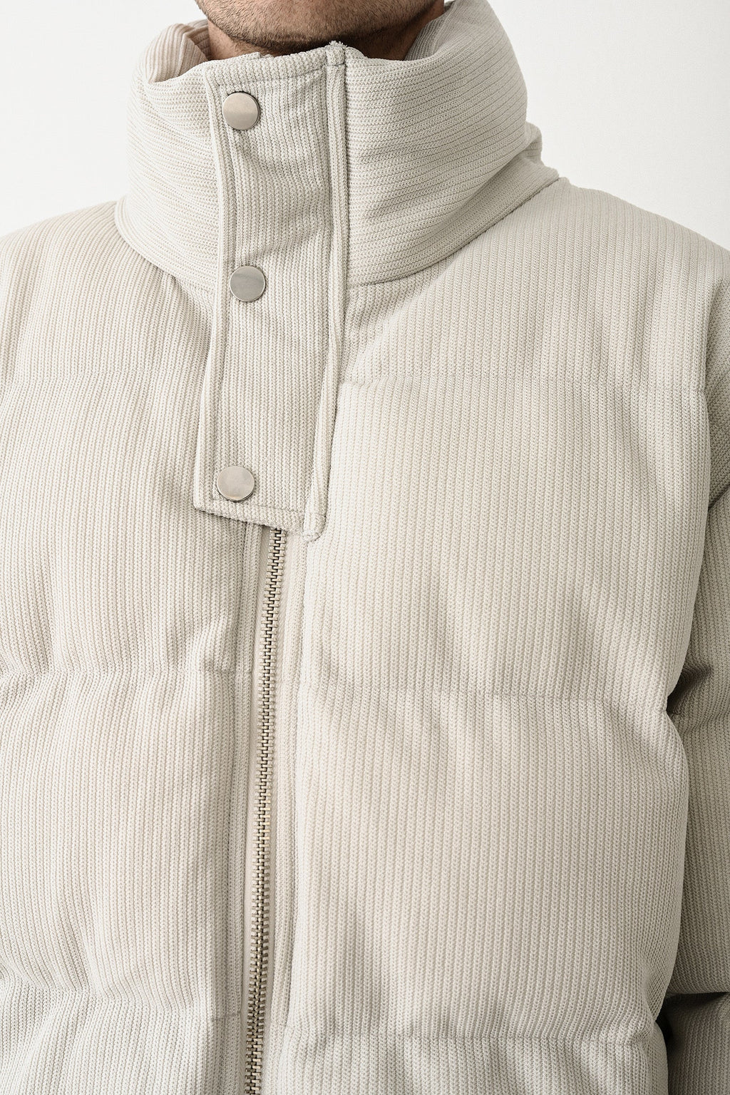 Black Quilted Winter Coat