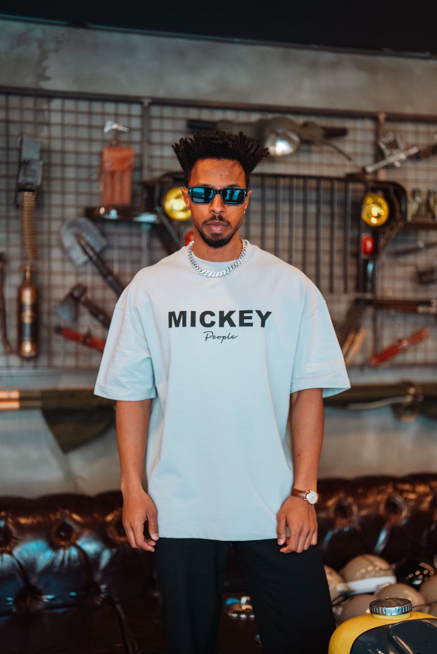 Mickey Mouse Don't Touch Me Graphic Cotton Tee