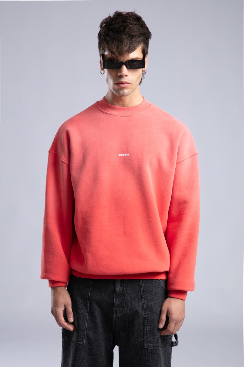 CATCH Oversized Unisex Sweatshirt – Minimal Streetwear Studio Collection