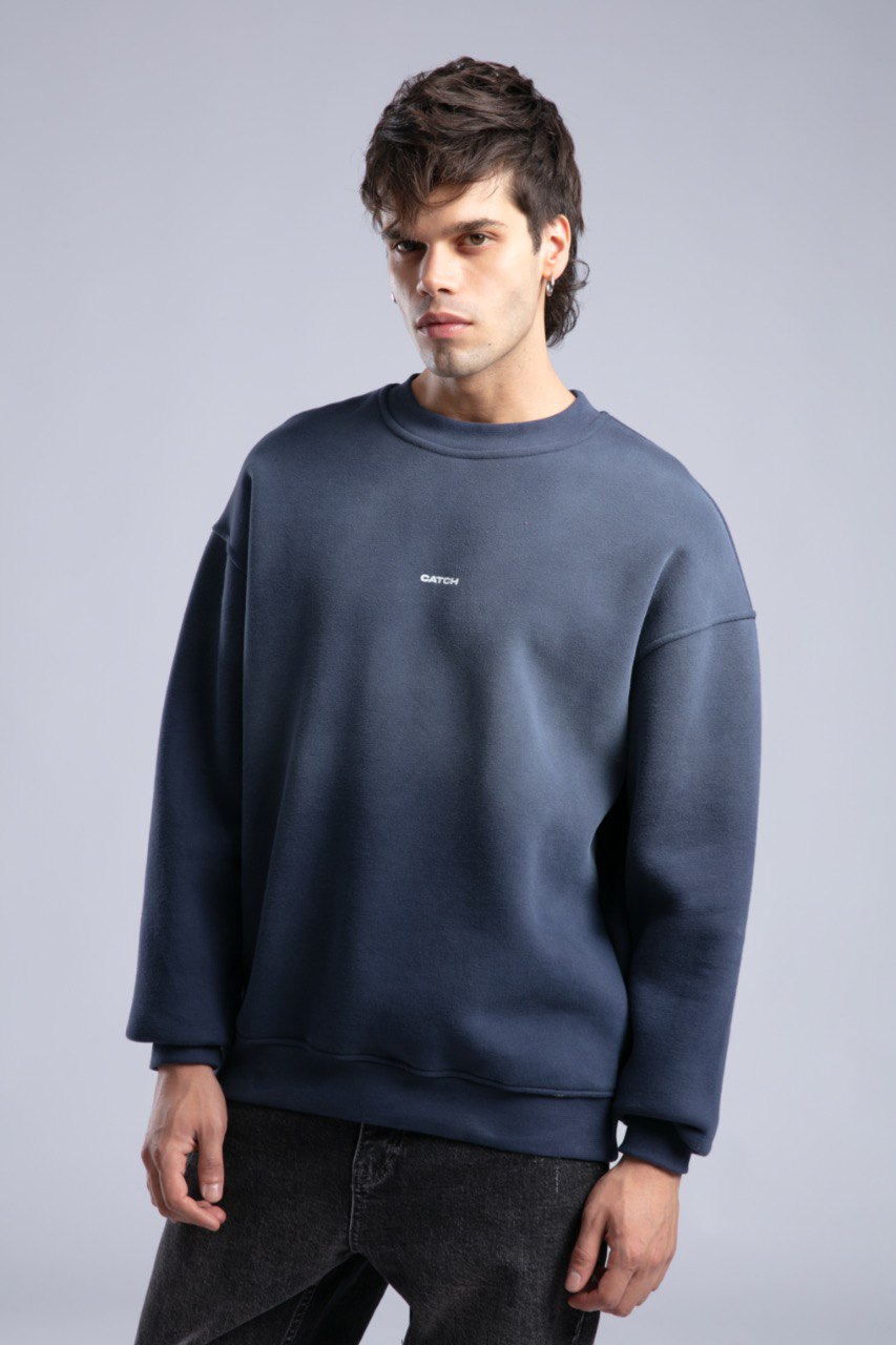CATCH Oversized Unisex Sweatshirt – Minimal Streetwear Studio Collection