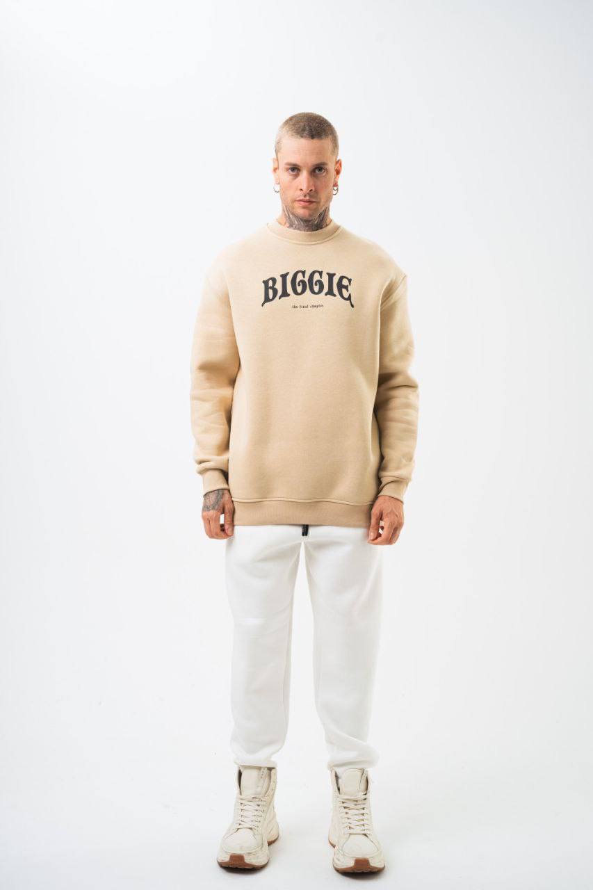 BIGGIE Oversized Sweatshirt – 90s Hip-Hop Legend Tribute Streetwear