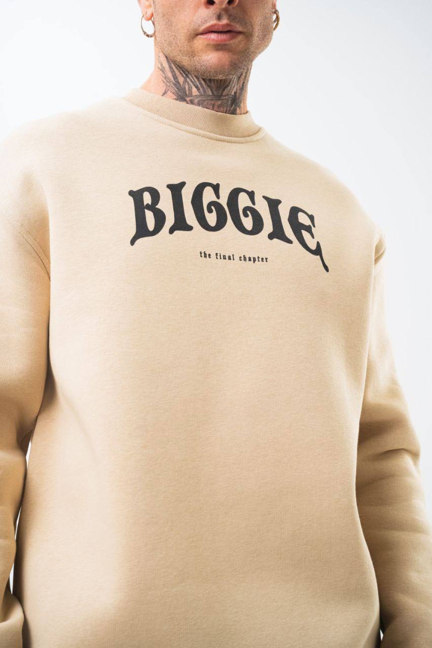 BIGGIE Oversized Sweatshirt – 90s Hip-Hop Legend Tribute Streetwear