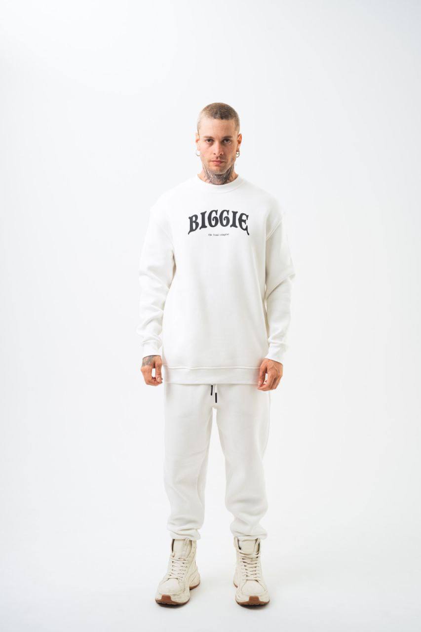 BIGGIE Oversized Sweatshirt – 90s Hip-Hop Legend Tribute Streetwear