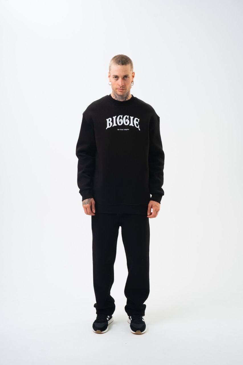 BIGGIE Oversized Sweatshirt – 90s Hip-Hop Legend Tribute Streetwear