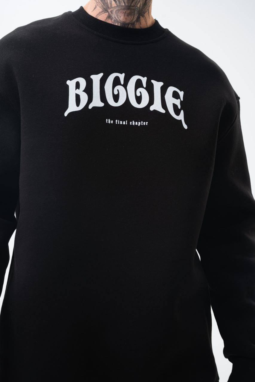 BIGGIE Oversized Sweatshirt – 90s Hip-Hop Legend Tribute Streetwear
