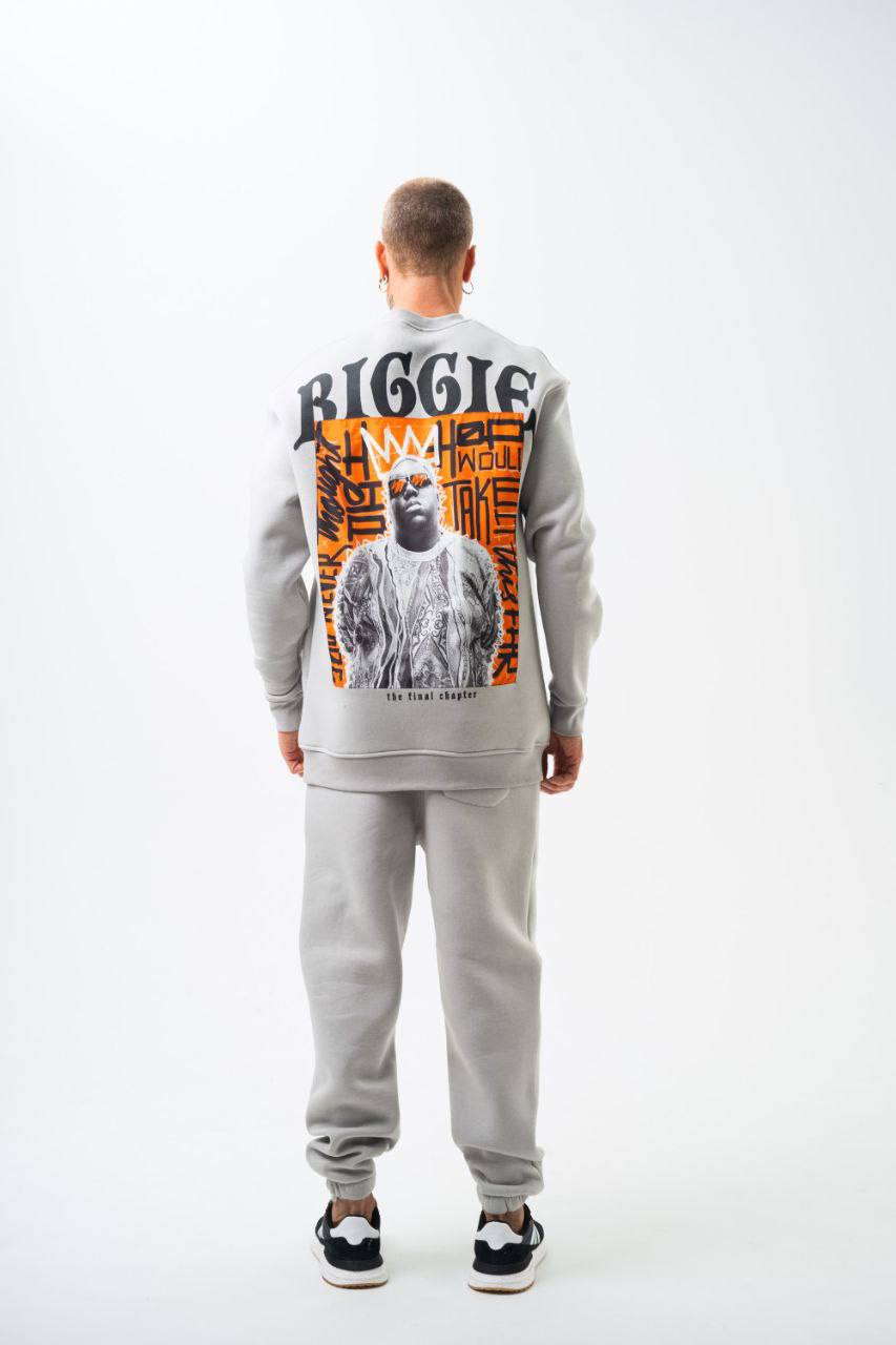 BIGGIE Oversized Sweatshirt – 90s Hip-Hop Legend Tribute Streetwear